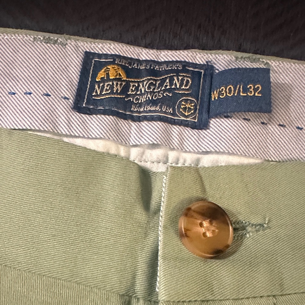 Kiel James Patrick | NWT | New England Chinos | Green | 30x32 - Picture 4 of 8